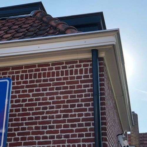 Foto van dakgoot in Zeewolde